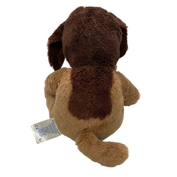 Build a Bear Plush Dog 11" Brown Lot of 2 Puppy Hound Blep Super Soft Stuffed - Picture 3 of 11